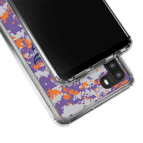 NBA Phoenix Suns Digi Camo Galaxy A21 Clear Case