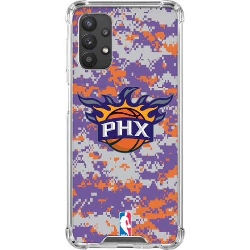 NBA Phoenix Suns Digi Camo Galaxy A32 5G Clear Case