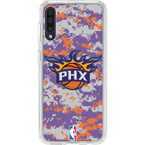 NBA Phoenix Suns Digi Camo Galaxy A50 Clear Case