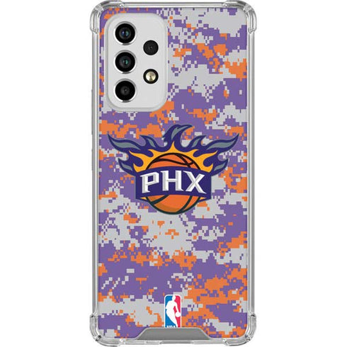 NBA Phoenix Suns Digi Camo Galaxy A53 5G Clear Case