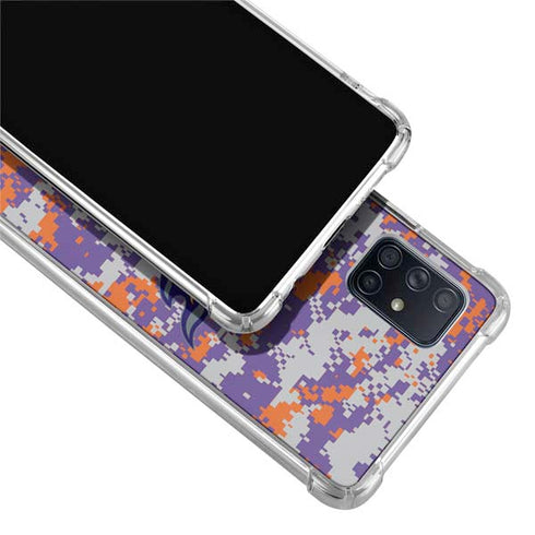 NBA Phoenix Suns Digi Camo Galaxy A71 5G Clear Case