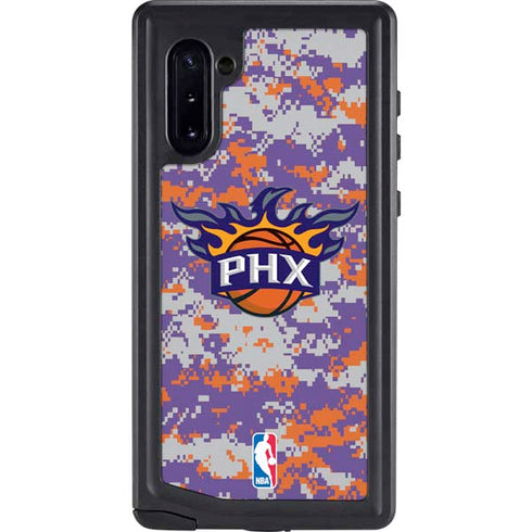 NBA Phoenix Suns Digi Camo Galaxy Note 10 Waterproof Case