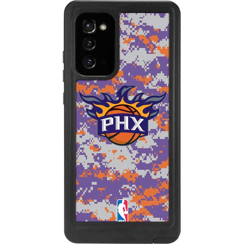 NBA Phoenix Suns Digi Camo Galaxy Note20 5G Waterproof Case