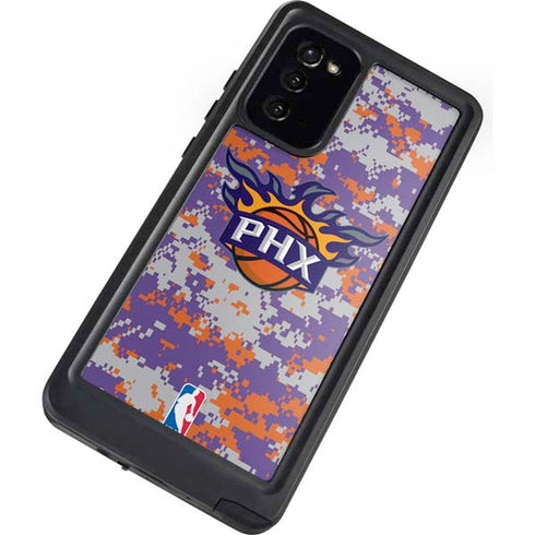 NBA Phoenix Suns Digi Camo Galaxy Note20 5G Waterproof Case