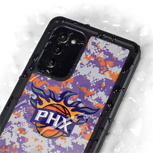 NBA Phoenix Suns Digi Camo Galaxy Note20 5G Waterproof Case