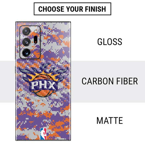 NBA Phoenix Suns Digi Camo Galaxy Note20 Ultra 5G Skin