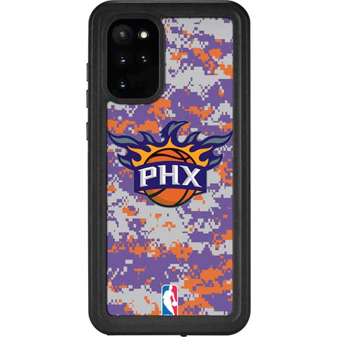 NBA Phoenix Suns Digi Camo Galaxy S20 Plus Waterproof Case