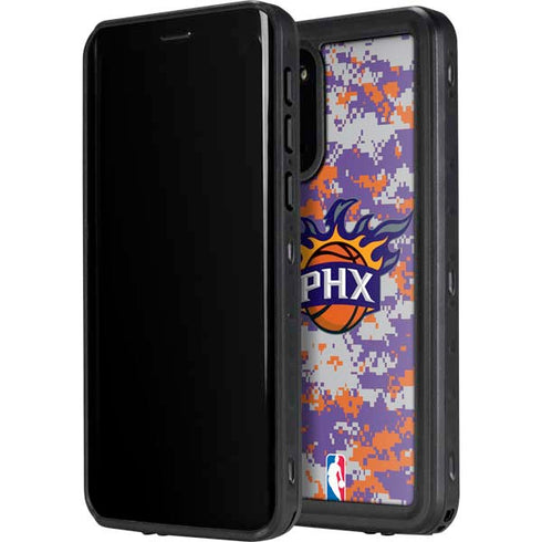 NBA Phoenix Suns Digi Camo Galaxy S20 Plus Waterproof Case