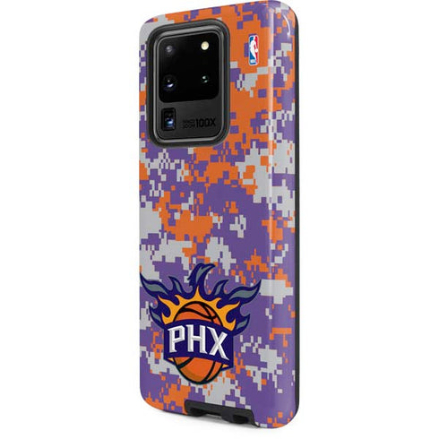 NBA Phoenix Suns Digi Camo Galaxy S20 Ultra 5G Pro Case