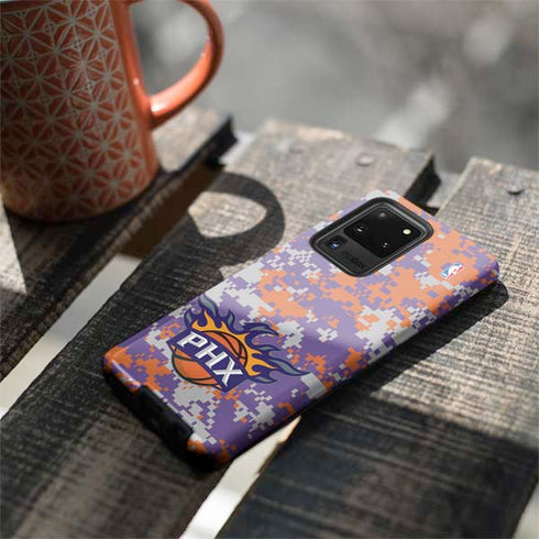 NBA Phoenix Suns Digi Camo Galaxy S20 Ultra 5G Pro Case