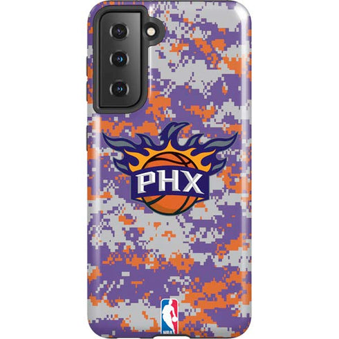 NBA Phoenix Suns Digi Camo Galaxy S21 5G Pro Case