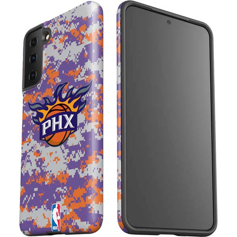 NBA Phoenix Suns Digi Camo Galaxy S21 Plus 5G Pro Case