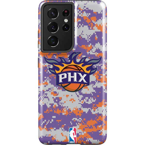 NBA Phoenix Suns Digi Camo Galaxy S21 Ultra 5G Pro Case