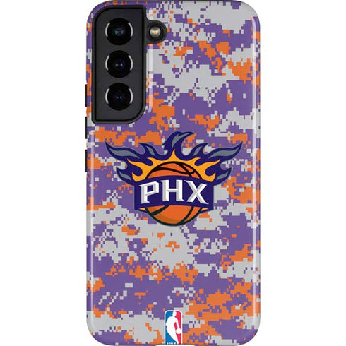 NBA Phoenix Suns Digi Camo Galaxy S22 Pro Case