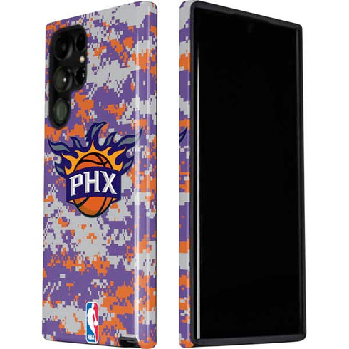 NBA Phoenix Suns Digi Camo Galaxy S22 Ultra Pro Case