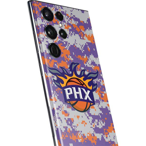 NBA Phoenix Suns Digi Camo Galaxy S22 Ultra Skin