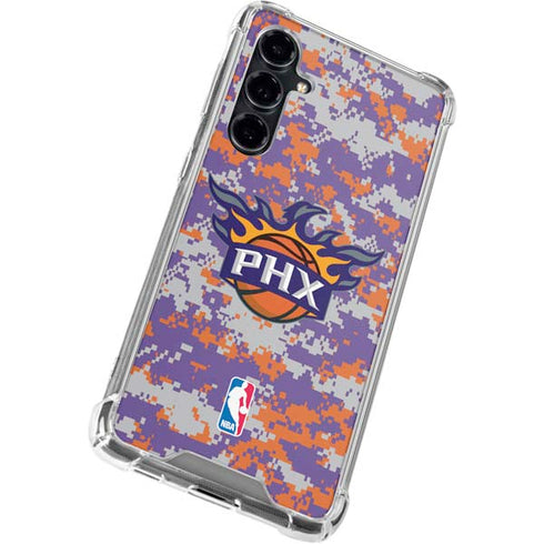 NBA Phoenix Suns Digi Camo Galaxy S23 FE Clear Case