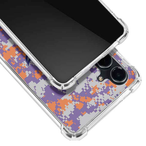 NBA Phoenix Suns Digi Camo Galaxy S23 FE Clear Case