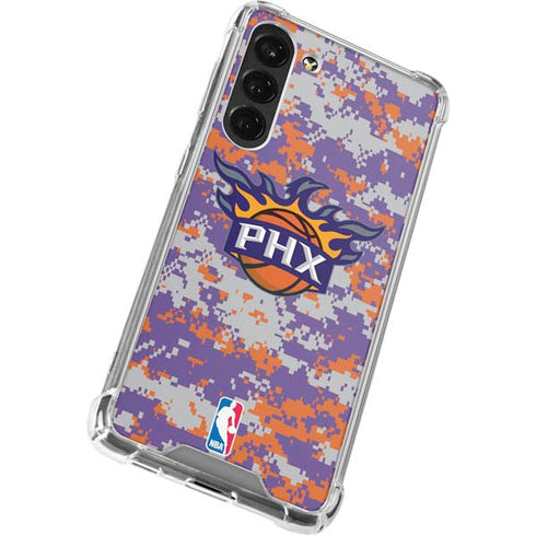 NBA Phoenix Suns Digi Camo Galaxy S23 Plus Clear Case