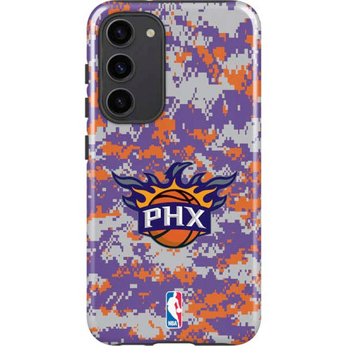 NBA Phoenix Suns Digi Camo Galaxy S23 Plus Pro Case