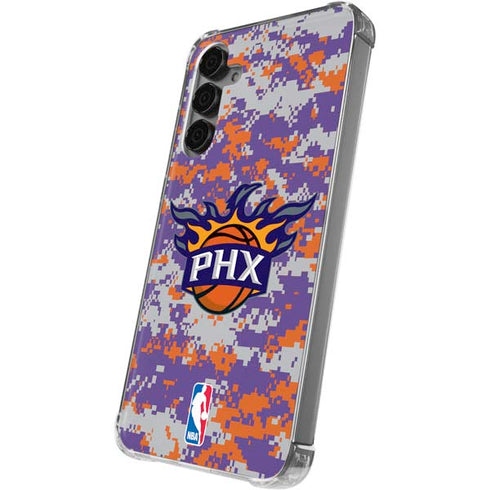 NBA Phoenix Suns Digi Camo Galaxy S24 Plus Clear Case