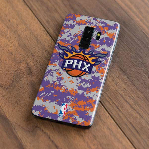 NBA Phoenix Suns Digi Camo Galaxy S9 Plus Skin