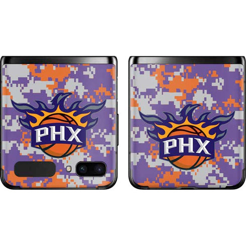 NBA Phoenix Suns Digi Camo Galaxy Z Flip Skin