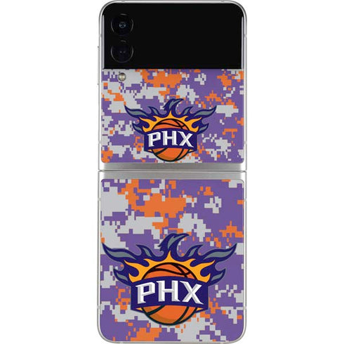 NBA Phoenix Suns Digi Camo Galaxy Z Flip3 5G Skin