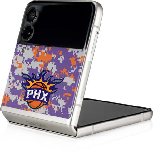 NBA Phoenix Suns Digi Camo Galaxy Z Flip3 5G Skin