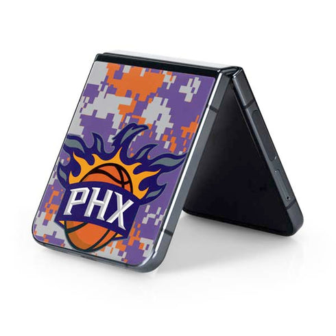 NBA Phoenix Suns Digi Camo Galaxy Z Flip5 5G Skin
