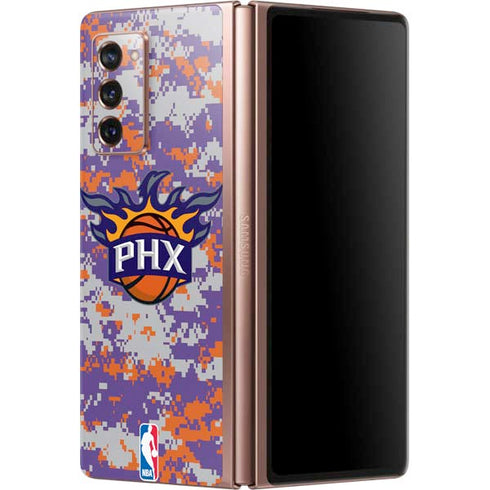 NBA Phoenix Suns Digi Camo Galaxy Z Fold2 5G Skin