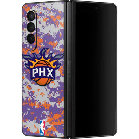 NBA Phoenix Suns Digi Camo Galaxy Z Fold3 5G Skin