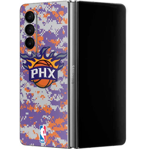 NBA Phoenix Suns Digi Camo Galaxy Z Fold4 5G Skin