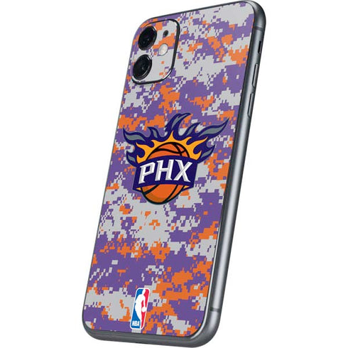 NBA Phoenix Suns Digi Camo iPhone 11 Skin
