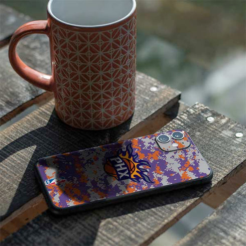NBA Phoenix Suns Digi Camo iPhone 11 Skin