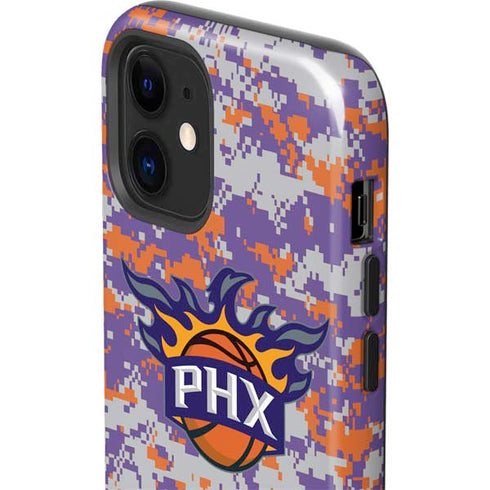 NBA Phoenix Suns Digi Camo iPhone 12 Impact Case