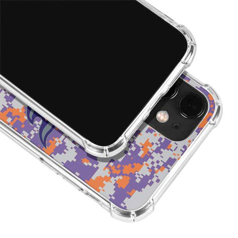 NBA Phoenix Suns Digi Camo iPhone 12 Mini Clear Case