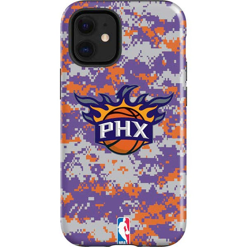 NBA Phoenix Suns Digi Camo iPhone 12 Mini Impact Case