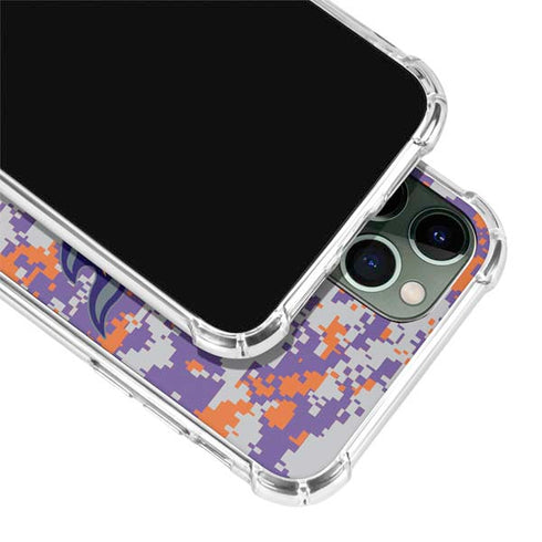 NBA Phoenix Suns Digi Camo iPhone 12 Pro Clear Case