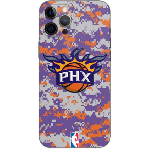 NBA Phoenix Suns Digi Camo iPhone 12 Pro Max Skin