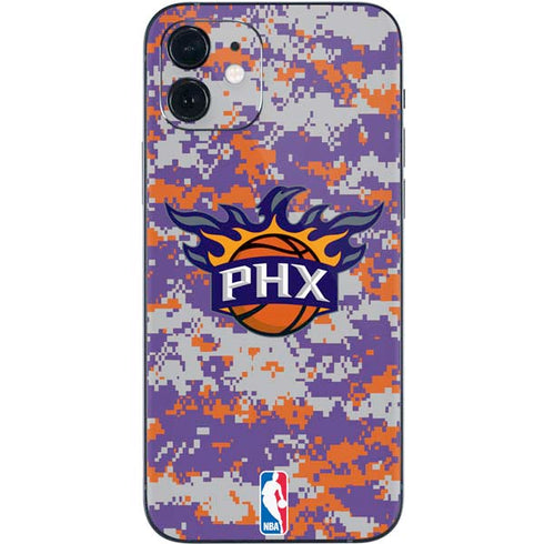 NBA Phoenix Suns Digi Camo iPhone 12 Skin
