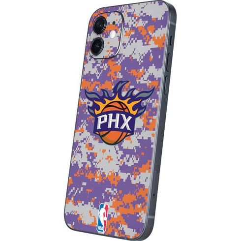 NBA Phoenix Suns Digi Camo iPhone 12 Skin
