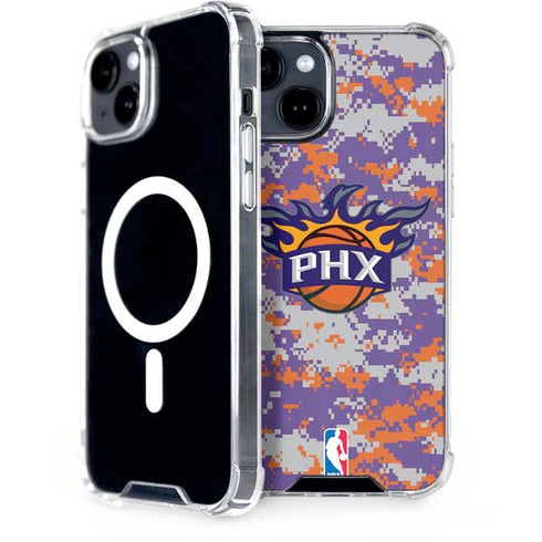 NBA Phoenix Suns Digi Camo iPhone 13 MagSafe Case