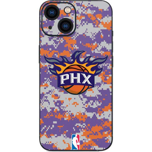 NBA Phoenix Suns Digi Camo iPhone 13 Mini Skin