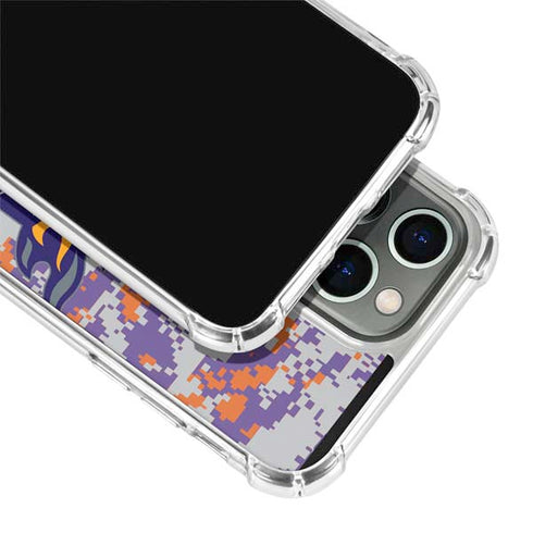 NBA Phoenix Suns Digi Camo iPhone 13 Pro Max Clear Case