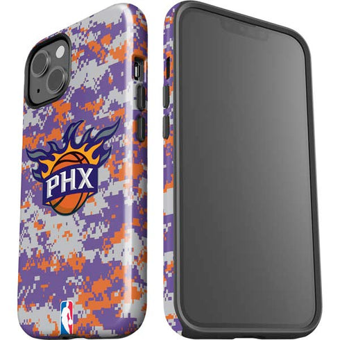 NBA Phoenix Suns Digi Camo iPhone 14 Impact Case