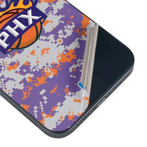 NBA Phoenix Suns Digi Camo iPhone 14 Plus Skin