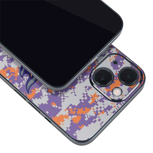 NBA Phoenix Suns Digi Camo iPhone 15 Plus Skin