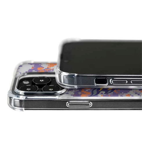 NBA Phoenix Suns Digi Camo iPhone 15 Pro MagSafe Case