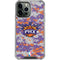 NBA Phoenix Suns Digi Camo iPhone 14 Pro Max Clear Case